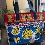 Coach Authentic MICKEY L.Edition coated canvas /Leather large snap top tote Photo 1