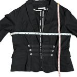 CAbi Blazer Womens Black #329 Military Short Jacket Riding Steampunk Stretch Photo 2