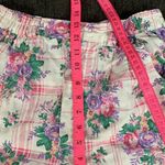 Vintage Whitefish Bay Floral Shorts Size M Purple Size M Photo 7