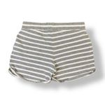 White + Warren Striped Drawstring Shorts Womens Size S Gray White Lounge Photo 6