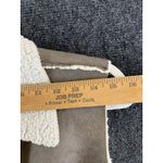 BB Dakota Jack by  Women’s Vest Brown Faux Shearling Sherpa Size Large Photo 5