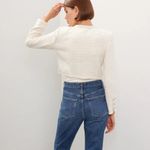 RTR Great Jones Cream Tweed Button Front Tweed Cropped Jacket Sz 10 Photo 1