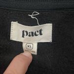 Pact Women’s  Courtside V-Neck Sweatshirt Black Size XL Photo 6