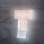 Chico's Chico’s black knit straight leg 2/12 short jeans Photo 1