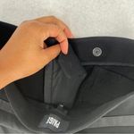 Paige Lucia Black Ponte Pants 29 Leather Trim Tuxedo Skinny Stretch Photo 9