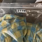 ZARA  Women's Yellow Blue Gingham Maxi Dress XS Puff Sleeve Tiered Cottagecore Photo 10