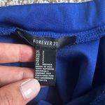 Forever 21 🦋  Royal Blue Skater Skirt Mini Casual Cheerleader High Waist Small Photo 1