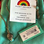 Kurt Geiger  Gold Chain Necklace with Signature Eagle Head Pendant Photo 1