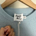 Princess Polly NWT - Jesica Sweater Baby Blue Ruched Sides Soft Knit 90s 2000s Photo 6