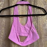 Free People  Intimately Orchid Pink Seamless Stretchy Halter Crop Top XS/S Photo 2