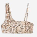 Topshop Snakeskin Print Bikini Top Photo 2