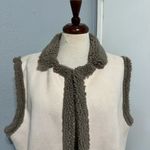 Anthropologie Akemi + Kin Women Cream & Gray Collared Sherpa Vest One Size Size undefined Photo 5