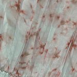 Silk Ellie Makir 100% Silk Printed Floral Midi Dress Medium Green Photo 3