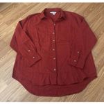 Old Navy The Boyfriend Shirt Size Medium Photo 0