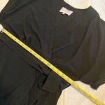 Charles Henry  Black Wrap Dress Photo 4