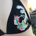 Peacock graphic string bikini top Photo 2