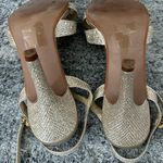 Touch Ups Gold Glittery Heels Photo 5