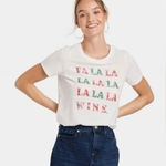 Grayson Threads  EUC Women's "Fa La Wine" Short Sleeve Tee Size XL Photo 0