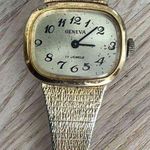 Geneva Ladies Watch Vintage Mechanical Winding Good Tone Dial Bracelet Photo 5