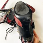 Burberry  Black/Brown Python and Leather
Buckle Ankle booties NEW Photo 9