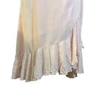 H&M Pale Pink Flowy Boho Peasant Wrap Dress Size 10 Photo 3