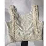 Signature 8 floral crotchet cropped top Size S Photo 0
