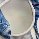 Nicole Miller Blue Tropic Swirl Print One Piece Racerback Swimsuit NWT Womens 3X Photo 4