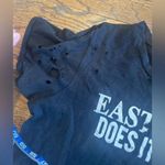 Urban Outfitters BLACK MOON  Distressed Cropped T-Shirt Size Large u0773 Photo 6