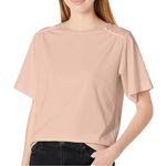 Rebecca Taylor Nwt  smocked‎ Tee in light pink Photo 0