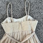 Mon Cheri bridesmaid dress ‎ beige size 8 Photo 5