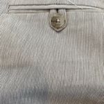 Willi Smith  brown & white pin stripe capris sz 10 Photo 3