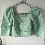 Levi's Levi’s Floral Crop Puff Sleeve Top - S Photo 0