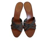 Gucci AUTHENTIC 90'S VTG. STRAPPY SLIP ON HEELS SANDALS SZ. 6.5-7 MADE IN ITALY Photo 3