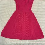 BCBGMAXAZRIA Pink Wool Y2K Poncho Cape Photo 6