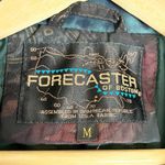 Vintage 90s Coat Women Forecaster of Boston Jacket Abstract Pattern Size Medium‎ Photo 4