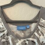 Simply Vera, Vera Wang Simply Vera Vera Wang gray and light blue floral sleeveless dress size small Photo 5