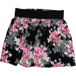 Joe B  short black & floral mini skirt medium‎ Photo 2