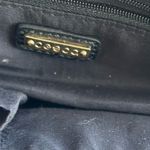 Purse Elegant Green and Black Satchel with Gold Handle/CESCA Photo 7