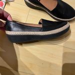 FitFlop  Siren Black Leather Espadrille Slip-Ons size 6.5 Photo 2