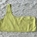 Good American New Women’s Scuba hot shoulder bikini top in key lime001 size 3X Photo 3
