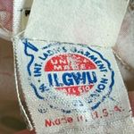 Jeri Modes Vintage 70s Sheer Chiffon Floral Midi Dress Womens M Pink Tie Waist Size M Photo 11