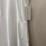 Danskin New  Golf Active Dress Sleeveless 1/4 Zip Moisture Wicking White Size XL Photo 4