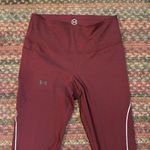 Under Armour MAROON COLDGEAR RUNNING ARHLETIC LEGGINGS Photo 2