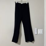 Reformation  Tanya Black Flared Knit Pants M Photo 3