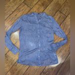 Gap Woman’s  Floral Button-Up Blouse EUC Size large Photo 1