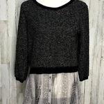 Elie Tahari  Women's Black Pullover‎ Sweater Top Size Small Long Sleeve Photo 0