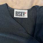 Risky flowy bejeweled open front cardigan Black Size M Photo 2