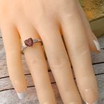 Heart Shaped Ring Red Photo 4