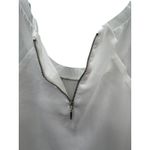 Desigual Women's White Black Yellow Daisy Print Short Sleeve Sheer Dress M Photo 5