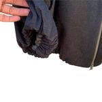 Vera Wang Simply  women's medium black coat, pit to pit 25", length 25" Photo 3